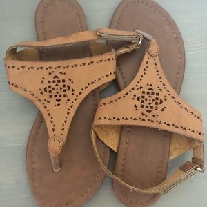 Tan sandals